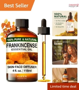 100% Pure Frankincense Essential Oil for Skin & Face - 4 Fl Oz - Natural Comfort - Picture 1 of 8