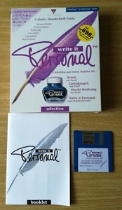 Write it Personal - 6 starke Handschrift-Fonts - für Apple Macintosh - OVP - Bild 1 von 4