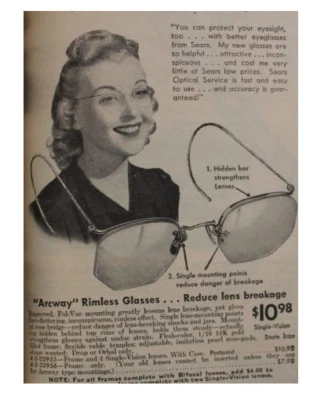 Gafas de sol vintage 1940 Foto 1 de 4