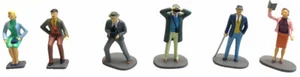FIGURAS TRI-ANG SCALEXTRIC F301 ESPECTADORES Y FOTÓGRAFOS DE PRENSA SELECCIONAN DEL MENÚ - Imagen 1 de 7