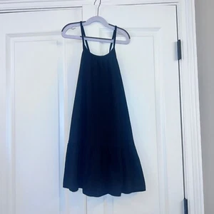 Gap Girls Size L Basic Black Summer Dress - Picture 1 of 6
