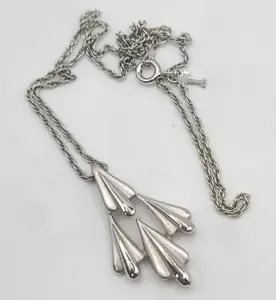 Vintage Trifari Necklace Waterfall 15" - Picture 1 of 7