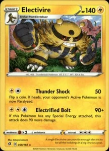 2x (SWSH02-059) Electivire Rare Pokemon Rebel Clash Card # 59 - Picture 1 of 1
