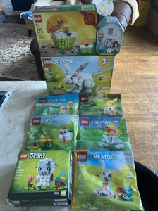 LEGO EASTER 9 Sets 31133 BUNNY 40380 LAMB 40371 Limited 30668 30643 30579 853990 - Picture 1 of 19
