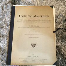 Louis XVI Paintings. Designs- PORTFOLIO & 20 & 4 DER LOUIS XVI 1909 VINTAGE BOOK