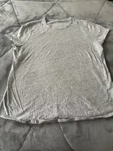 Gap - T-shirt donna - grigio marmorizzato - taglia XL - lavaggio vintage - orlo curvo - Foto 1 di 3