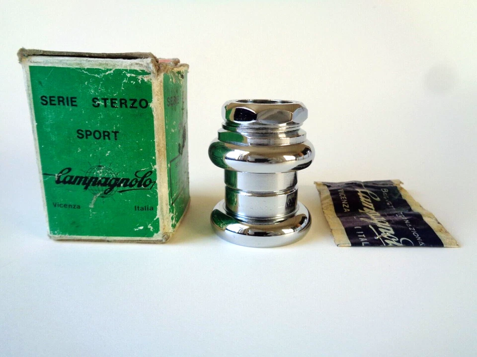 *NOS Vintage 1970s Campagnolo Gran Sport British thread headset (#1040/A) - Image 1 of 4