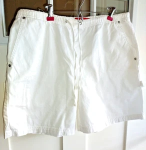 Gloria Vanderbilt Red Label weiß Baumwolle Zimmermann Shorts Gr. 16 - Bild 1 von 5