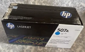 Genuine HP CE401A 507A CYAN Toner OEM M551 M570 M575 NEW Sealed - Picture 1 of 3