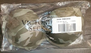 NWT Victorias Secret Pink CAMO Camoflage Padded Pushup Wear Everywhere Bra 32DD - Picture 1 of 5
