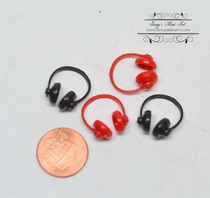 1:12 Dollhouse Miniatur Kopfhörer D180 - Bild 1 von 4