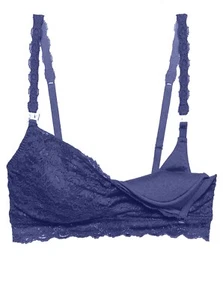 CLEARANCE - Cosabella Never Say Never Mommie Nursing Bra in Ultra Blue - S - Picture 1 of 2