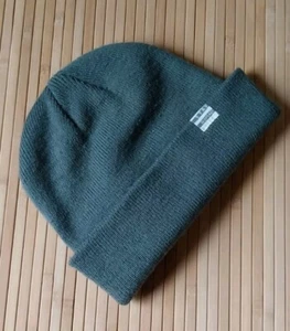 Mütze *grün*oliv*khaki*wolle*warm* 54-56 - Bild 1 von 3