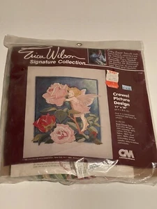 Sealed 1980 VTG Erica Wilson signature Collection Crewel Design 7169 Rose Fairy - Picture 1 of 5