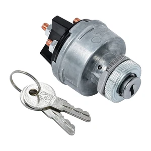 Ignition Key Switch for Car, Forklift, Truck, Tractor, Trailer - Universal 4-Pos - Picture 1 of 12