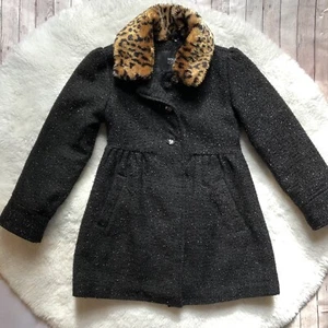 Girl’s HOLIDAY EDITION Brand Jacket  Size 6/6X Black - Picture 1 of 7