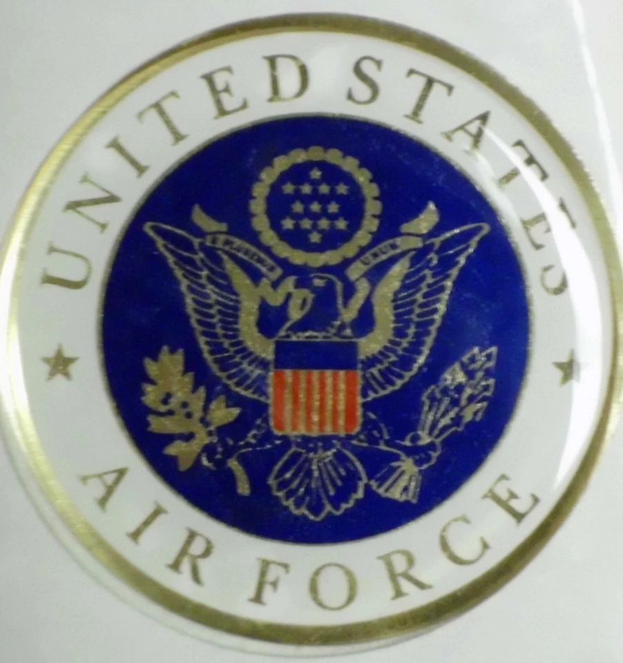 USAF FUERZA AÉREA A TODO COLOR 2" PULGADAS CÚPULA EPOXI COCHE CALCOMANÍA PEGATINA EMBLEMA Foto 1 de 1