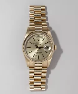 1990s Rolex Day-Date Solid 18ct Yellow Gold Watch Case And President Watch - Picture 1 of 11