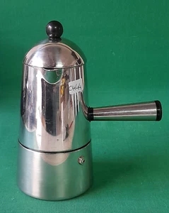 VECCHIA CAFFETTIERA LAVAZZA CARMENCITA 6 TAZZE ACCIAIO INOX 18/10 VINTAGE. CH44 - Picture 1 of 10