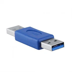 Quick Speed USB 3.0 A Male To A Male Adapter USB M-M Male Coupler - Photo 1 sur 7