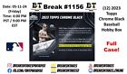 NEW YORK YANKEES 2023 Topps Chrome Black Baseball Hobby CASE 12 BOX Break #1156