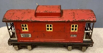 Lionel Prewar O Gauge #657 Lionel Lines Caboose  - Image 1 of 4