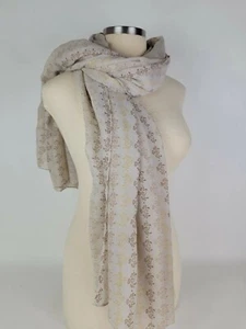 Disney Parks Shanghai Grand Opening Oversized Sheer Scarf 60"×70" Neutral Colors - Bild 1 von 6