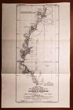 1930 ANTIQUE INDEX MAP-MISSISSIPPI RIVER-VICKSBURG-US CORPS OF ENGINEERS