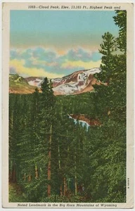 Cloud Peak, Big Horn Mountains, Wyoming 1948 - Picture 1 of 2