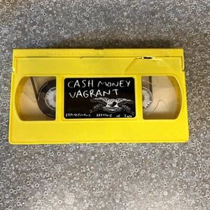 Rare Antihero Skateboards Cash Money Vagrant Yellow VHS Skate Video Damaged - Picture 1 of 5