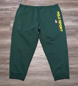 NUEVO Polo Sport Ralph Lauren Para hombres Talla 6XB Verde Polar Pantalones de Correr Grandes - Imagen 1 de 10