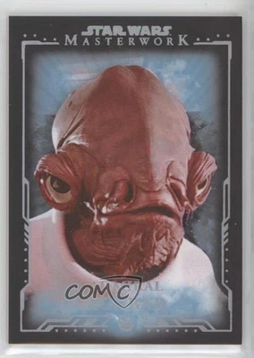 2015 Topps Star Wars Masterwork Blue Metallic /299 Admiral Ackbar #24 0kf - Image 1 of 3