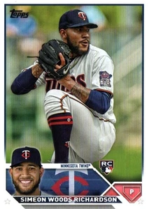 Simeon Woods Richardson P Rookie Twins Topps Baseball Card #479 2023 - Picture 1 of 2
