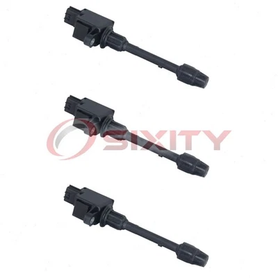 3 pc Hitachi Right Ignition Coils for 2000-2001 Nissan Maxima 3.0L V6 Spark do - Image 1 of 4