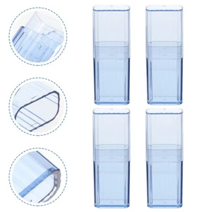 Caja de almacenamiento portátil de viaje de 4 piezas con soporte para hisopos de algodón - Imagen 1 de 12