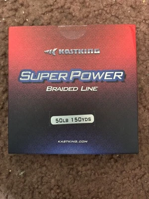 KastKing SuperPower Geflochtene Angelschnur 50LB, 150 Yds, NEU! - Bild 1 von 3