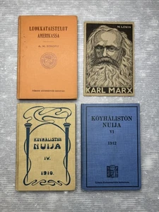 Työmies LOT Köyhälistön Nuija IV 1910 VI 1912 & LUOKKATAISTELUT 1908 KARL MARX - Picture 1 of 24