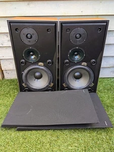 Bang & Olufsen B&O Beovox S45-2 altoparlanti tipo 6312 vintage hifi impiallacciatura teak anni 80 - Foto 1 di 23