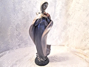 LLADRO # 5171 PORZELLANFIGUR "UNSERE DAME MIT BLUMEN" - Bild 1 von 12