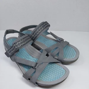 Baretraps Dalton Größe 8 M bequeme Fersenriemen-Sandalen grau verstellbare Riemen Schuhe - Bild 1 von 14