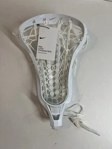Nuevo Nike Lunar Mujer Lacrosse Cabeza Encordada en Blanco Nuevo Con Etiqueta - Imagen 1 de 14