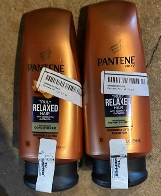 Pantene Pro-V Truly Relaxed  Moisturizing  Conditioner 12 oz LOT OF 2 - Image 1 of 2