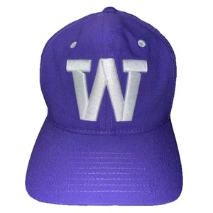 Nike Washington Huskies NCAA Football Team Cap Hat Adult Mens Purple Adjustable - Picture 1 of 5