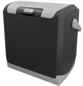 AEG KK20 Kühlbox 20L, 230V/12V, Thermoelektrisch Schwarz, Grau 20 °C, EEK: D - Bild 1 von 5