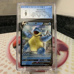 Blastoise V Holo SWSH101 Sword & Shield Black Star Promo Card CGC 9 Mint - Picture 1 of 9