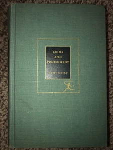 Crime and Punishment by Fyodor Dostoyevsky Modern Library Edition Hardcover - Picture 1 of 6