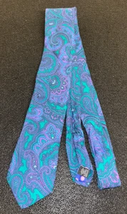 Ted Baker London Paisley-Krawatte blau und lila - Bild 1 von 7