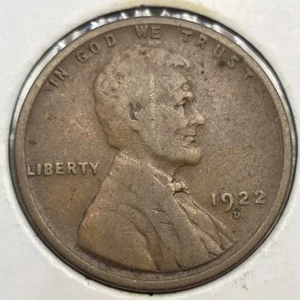 1922 D Lincoln Cent Wheat Penny 89869 - Picture 1 of 2