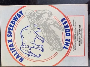m3b ephemera 1981 october 3rd speedway programme halifax dukes v coventry - Bild 1 von 1