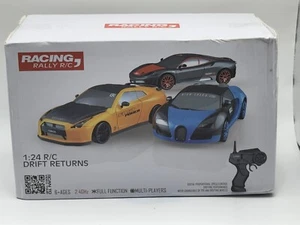 Racing Rally Bugatti Veyron 2.4G 1:24 R/C Drift Returns Cars 4WD Remote Control - Picture 1 of 4